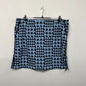 Golftini Women Bewitched Skort Shorts Skirt Size 14L 14 Long Blue B357 -12